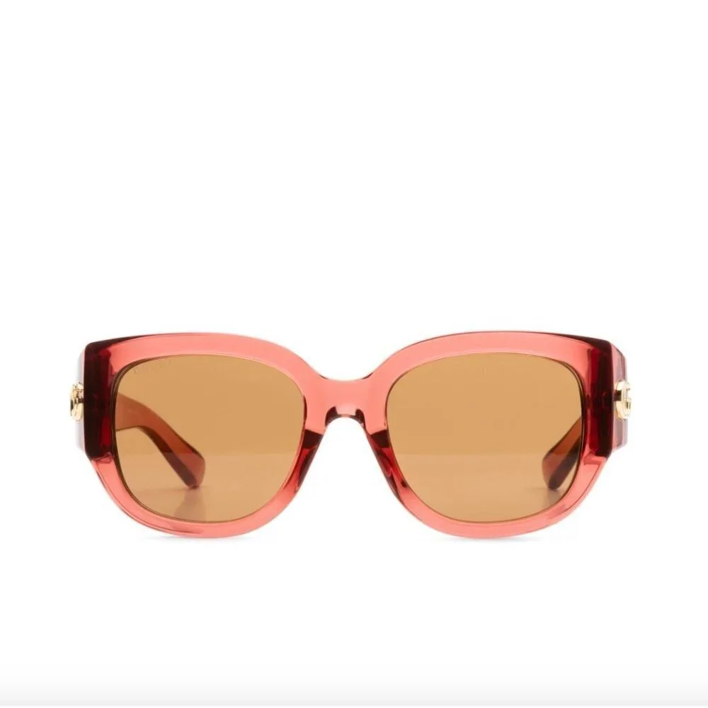 NWT Gucci GG1599SA-003 Red Cat Eye 52mm Sunglasses